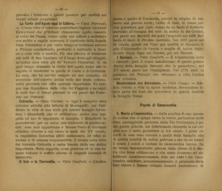 Villa I Barronci l'origine e la storia